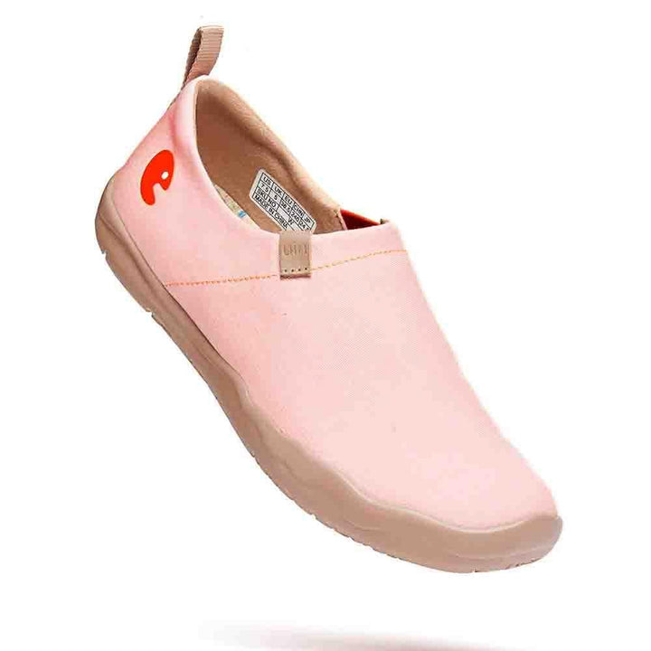 UIN Footwear Women Toledo Canvas Crystal Rose Canvas loafers