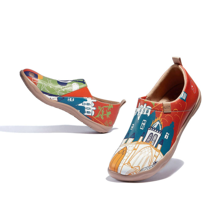 UIN Footwear Women Welcome To Scottland Toledo I Women Canvas loafers